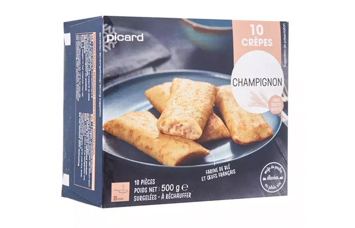 picard mushroom crepes