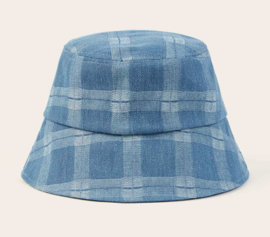 emily in paris fashion outfits shein plaid bucket hat