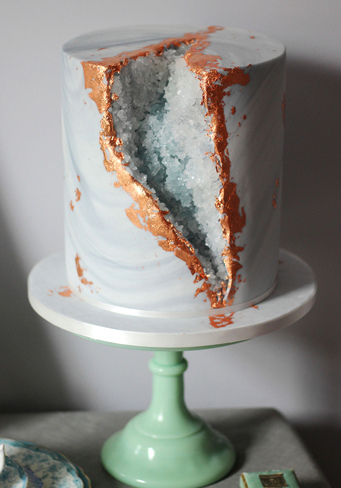 geode cakes wedding forward