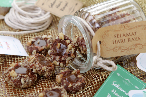 hari raya cookie recipes - nutty butterscotch cookies