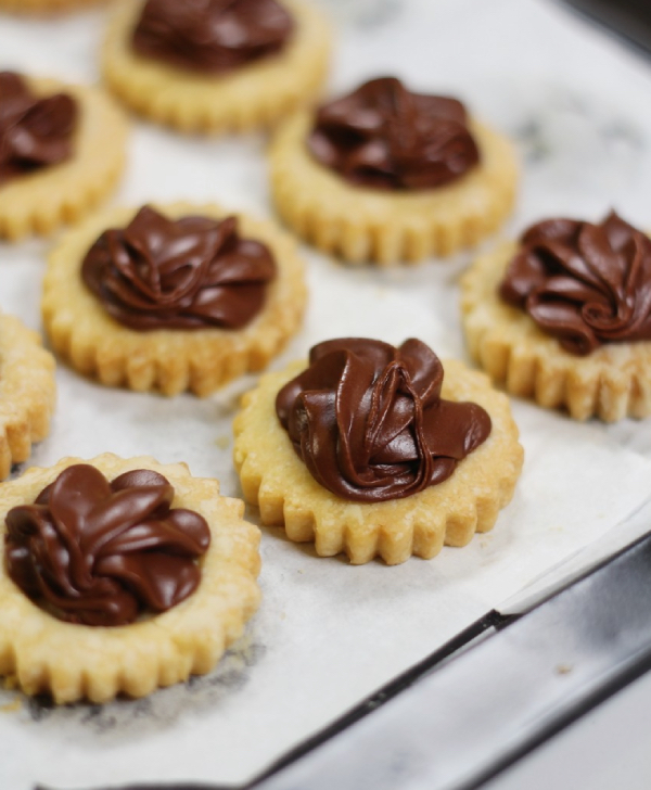 hari raya cookies recipes - nutella tart recipe