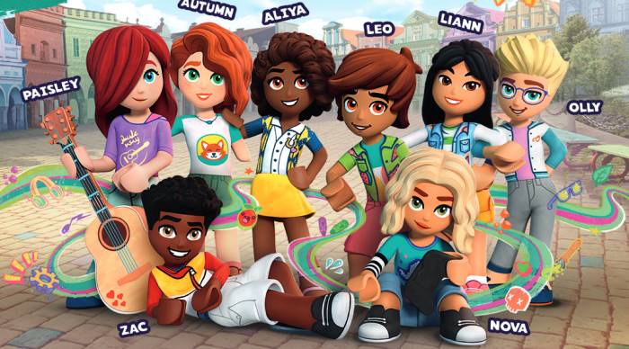 lego diverse characters tv show