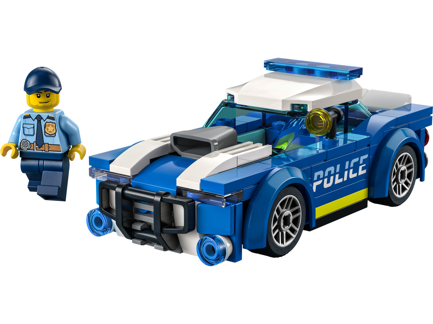 lego police car model