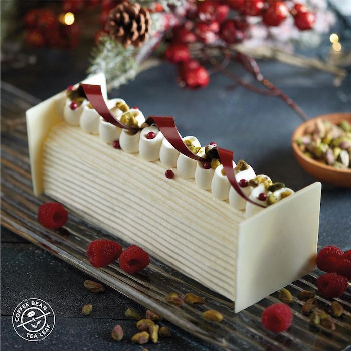 log-cake-coffee-bean-raspberry-yogurt-lychee