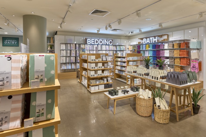 marks and spencer wheelock place revamp bedding and bath