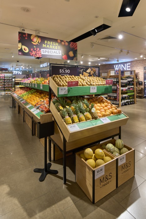 marks and spencer wheelock place revamp fresh fruits vegetables
