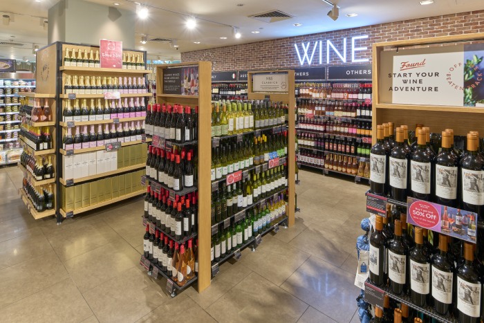 marks and spencer wheelock place revamp wine