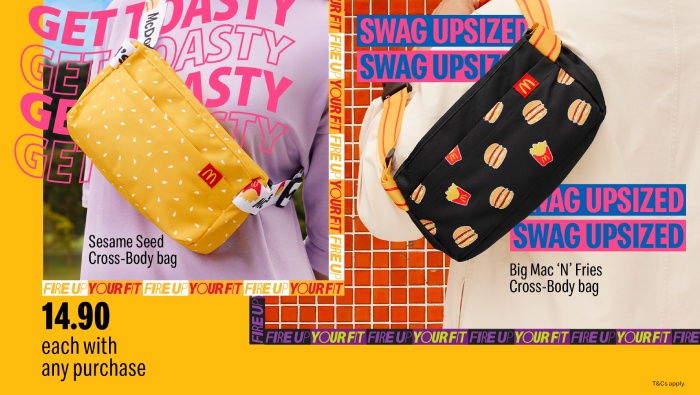 mcdonalds crossbody bags merch
