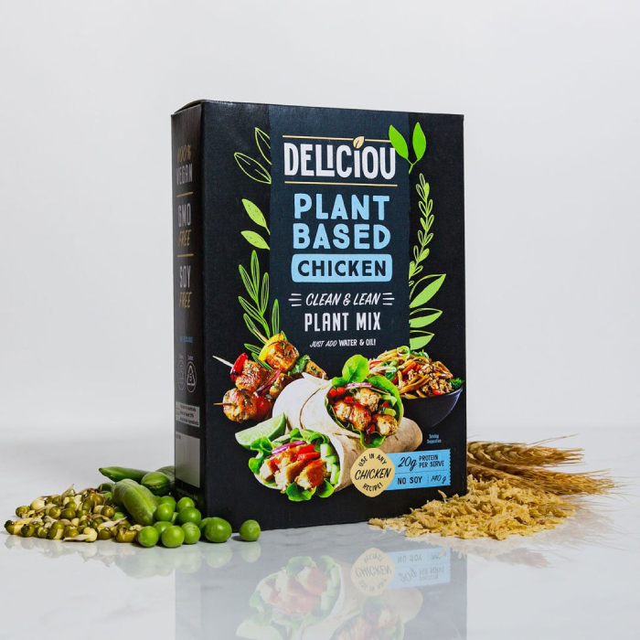meat alternatives singapore - deliciou plant-based chicken