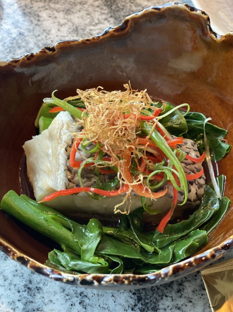 mo bar weekend brunch hong kong style steamed cod