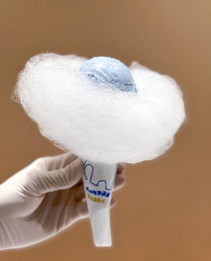 monday blues cloud cone