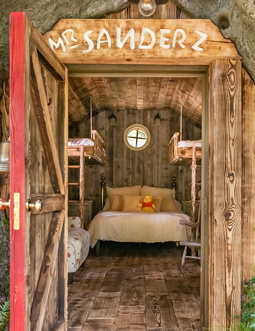 winnie the pooh airbnb mr sanders inscription
