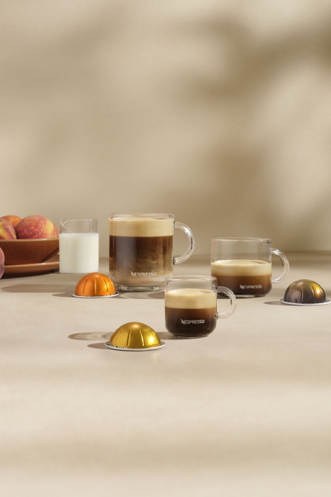 nespresso vertuo cups with coffee
