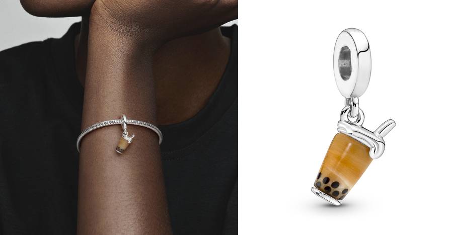 pandora bubble tea charm
