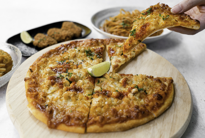 pastamania chilli crab pizza