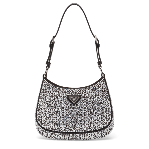 prada cleo satin applique