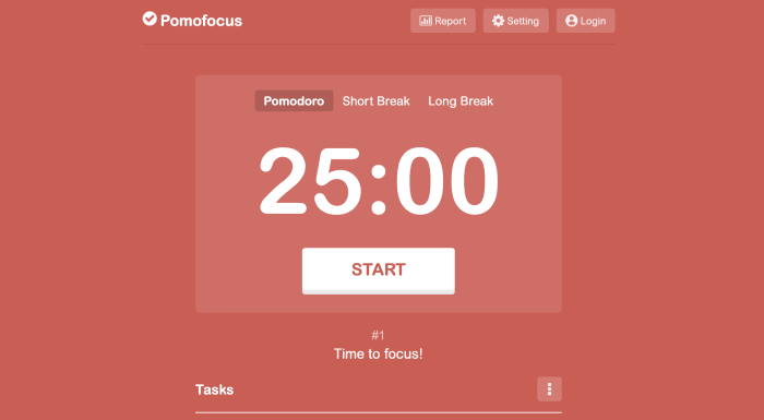 productivity apps singapore -pomofocus