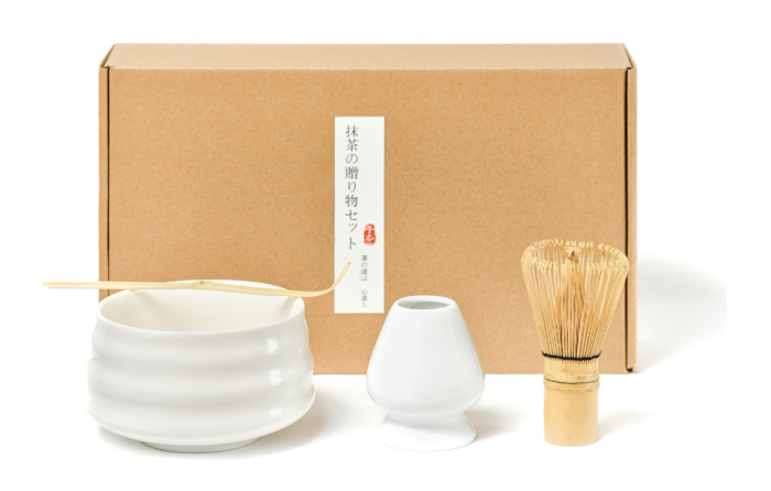 punny valentine's day gifts - matcha tea set