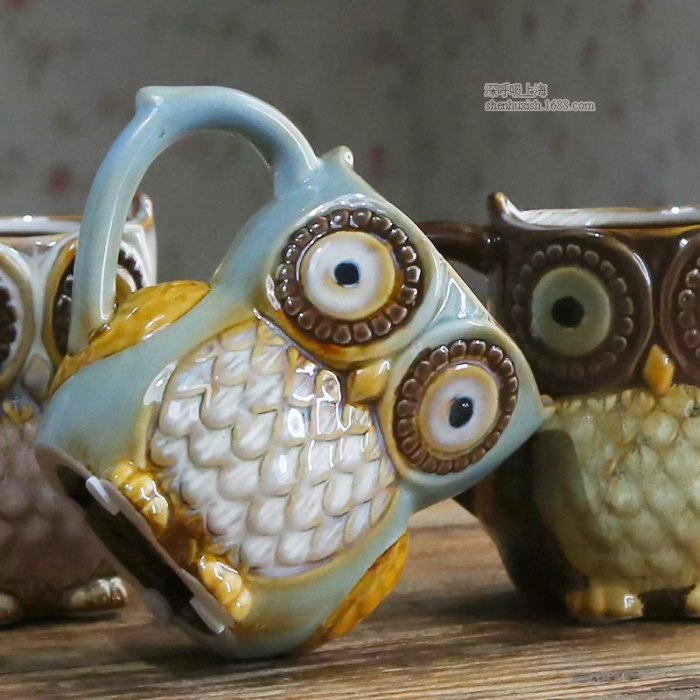 punny valentine's day gifts - owl mug