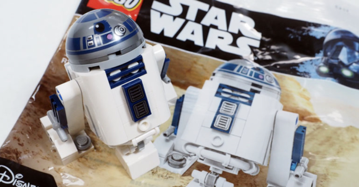 punny valentine's day gifts - r2d2 lego