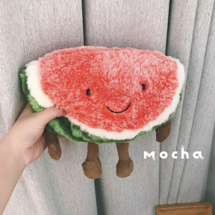 punny valentine's day gifts - watermelon soft toy