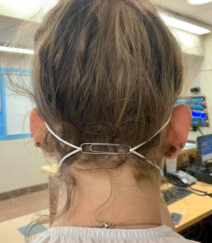 relieve ear pain paper clip hack