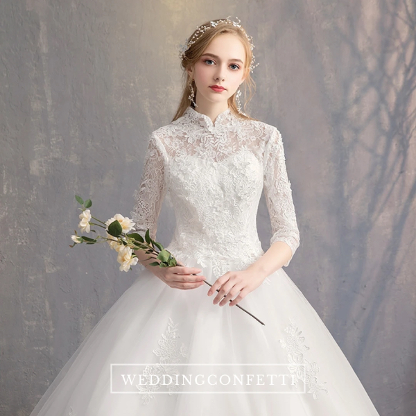 wedding confetti rom dress
