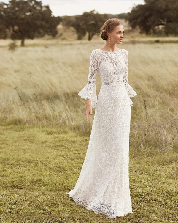 wedding confetti rom dress