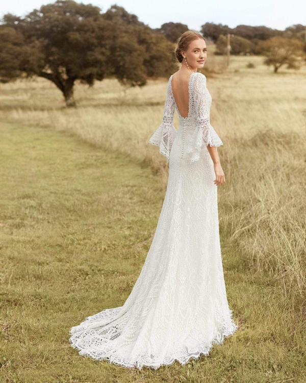 wedding confetti rom dress