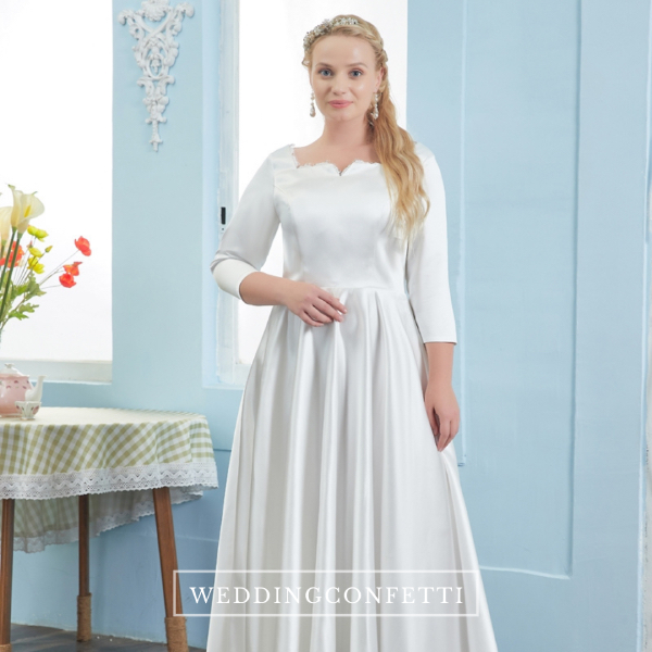 wedding confetti rom dress