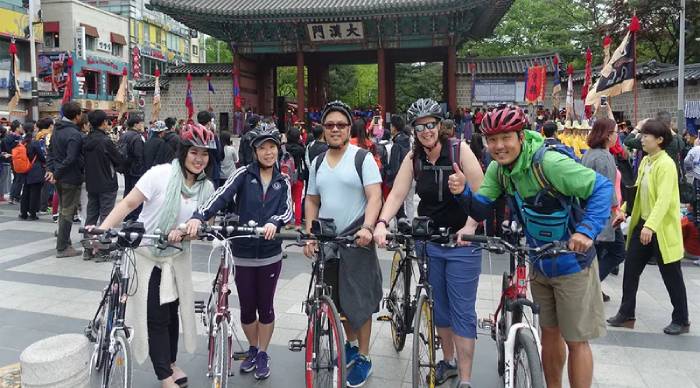 seoul bike tour