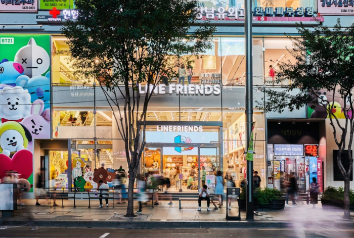 seoul instagram spots - line flagship store