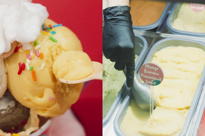 softhaus janice wong ice cream mango banana passionfruit sorbet