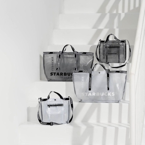 starbucks mesh tote sling bags group