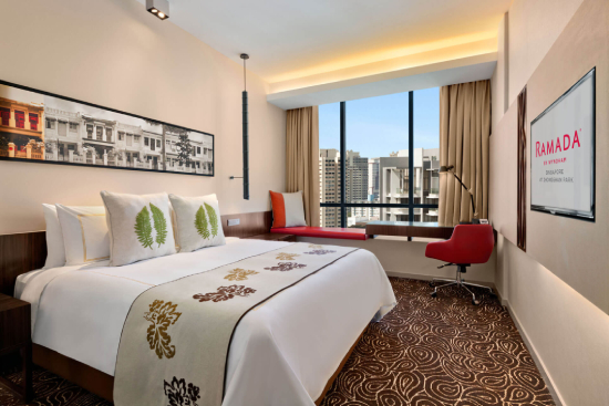 hotel room in Ramada by Wyndham Singapore at Zhongshan Park