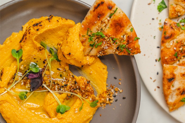 terra madre organic natural restaurant review butternut hummus