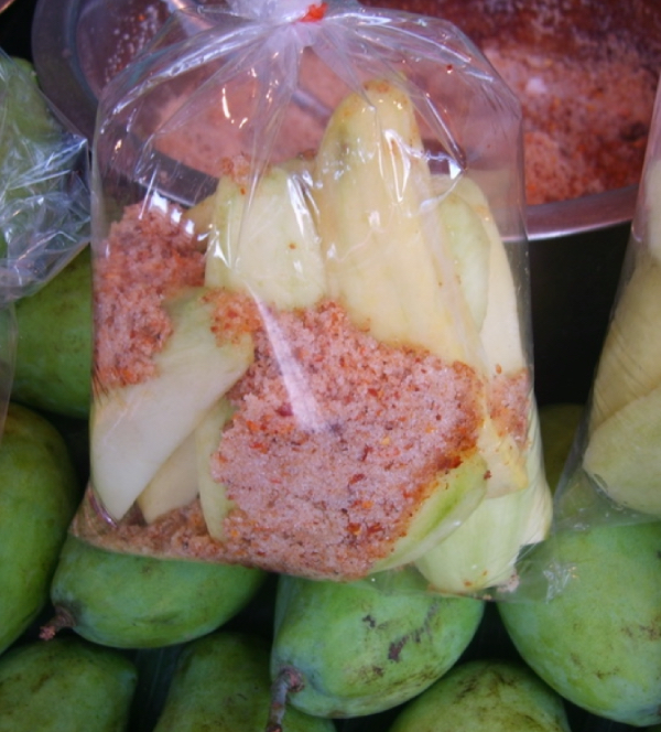thai snacks - green mango