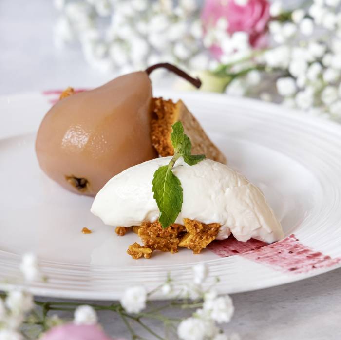 the marmalade pantry anchorpoint honeycomb poached pear