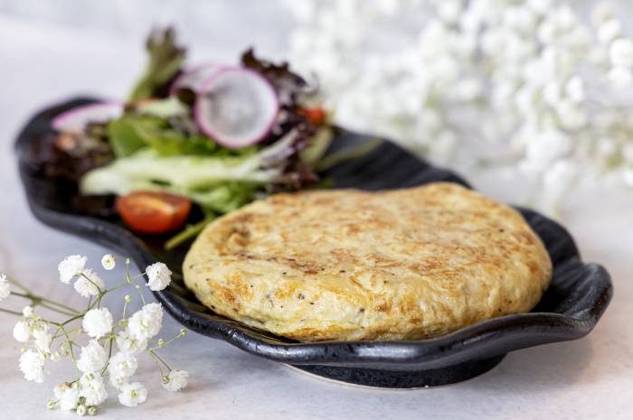 the marmalade pantry anchorpoint tortilla with mesclun salad
