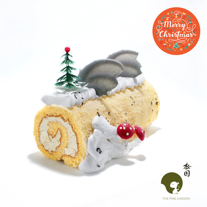 the-pine-garden-hojicha-log-cake