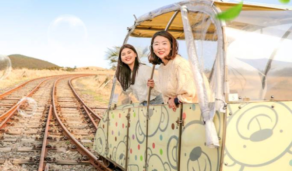 things to do in jeju - rail bike