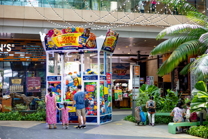 timezone-westgate-opening-giant-claw-machine-level-1-courtyard