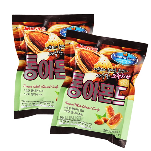unique korean snacks - almond candies