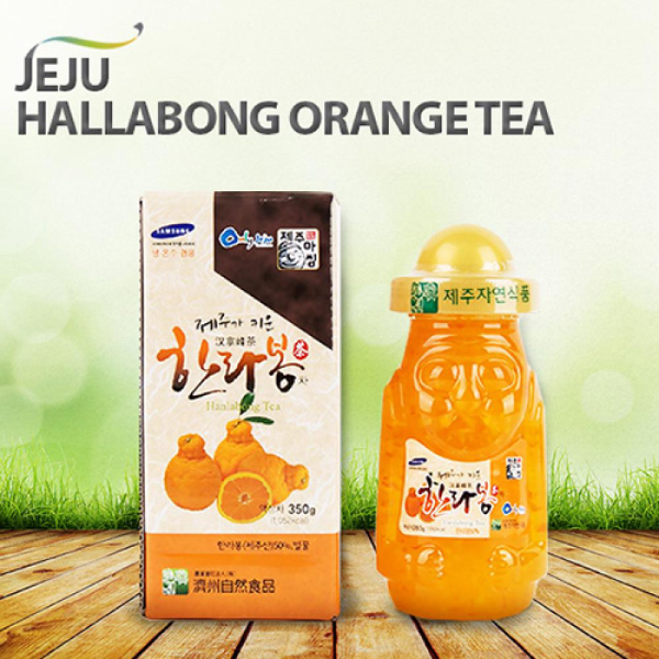 unique korean snacks - hallabong tea