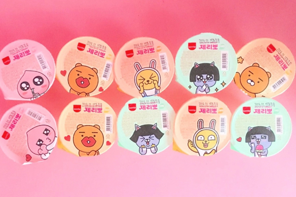 unique korean snacks - kakao friends jelly