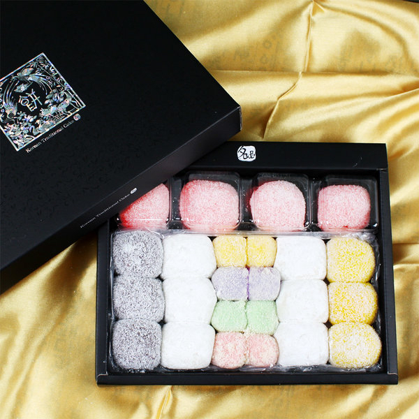 unique korean snacks - myeongga ddeok