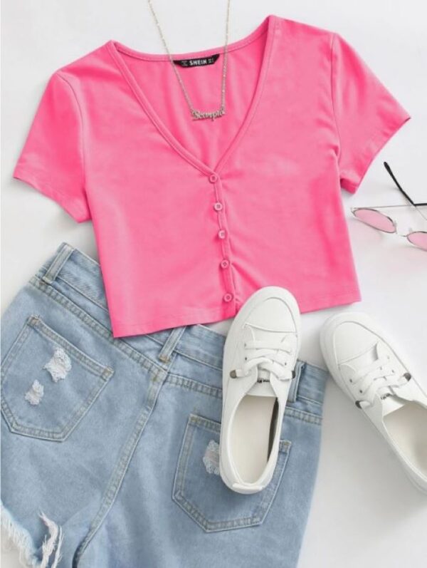 unusual-color-combinations-bubblegumpink-limegreen-shein-cropped-top