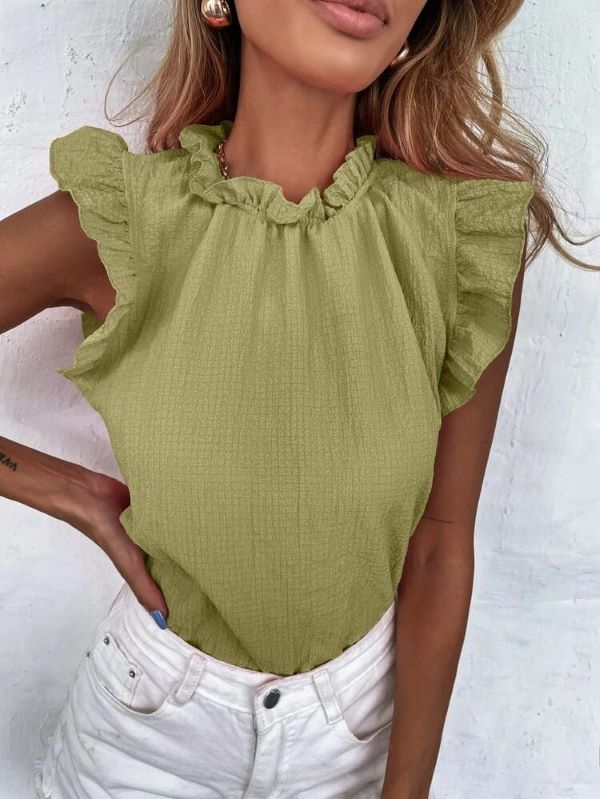 unusual-color-combinations-olive-mauve-shein-top