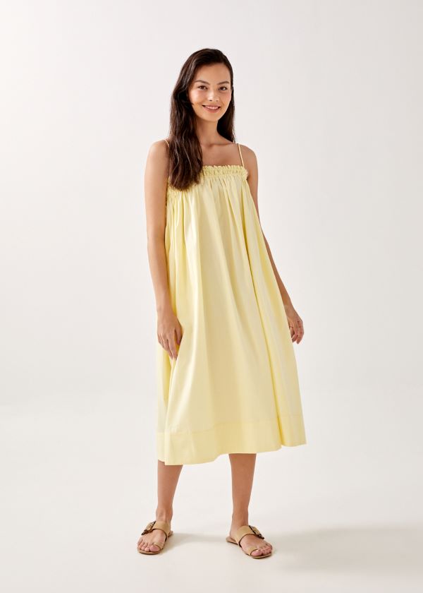 unusual-color-combinations-yellow-red-lovebonito-smocked-midaxi-dress