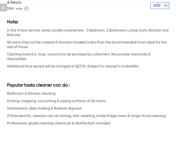 urban company service description